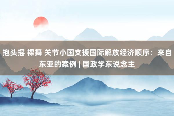 抱头摇 裸舞 关节小国支援国际解放经济顺序：来自东亚的案例 | 国政学东说念主
