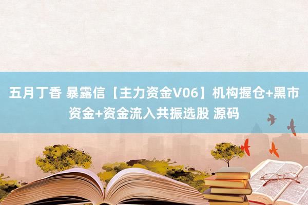 五月丁香 暴露信【主力资金V06】机构握仓+黑市资金+资金流入共振选股 源码
